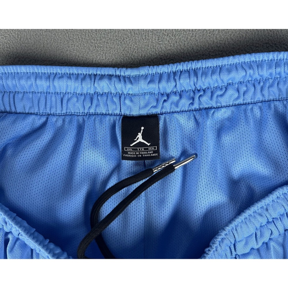 Air Jordan Shorts Mens 2XL Blue UNC Jumpman Basketball Baggy Lounge Vintage Y2K - Picture 11 of 13